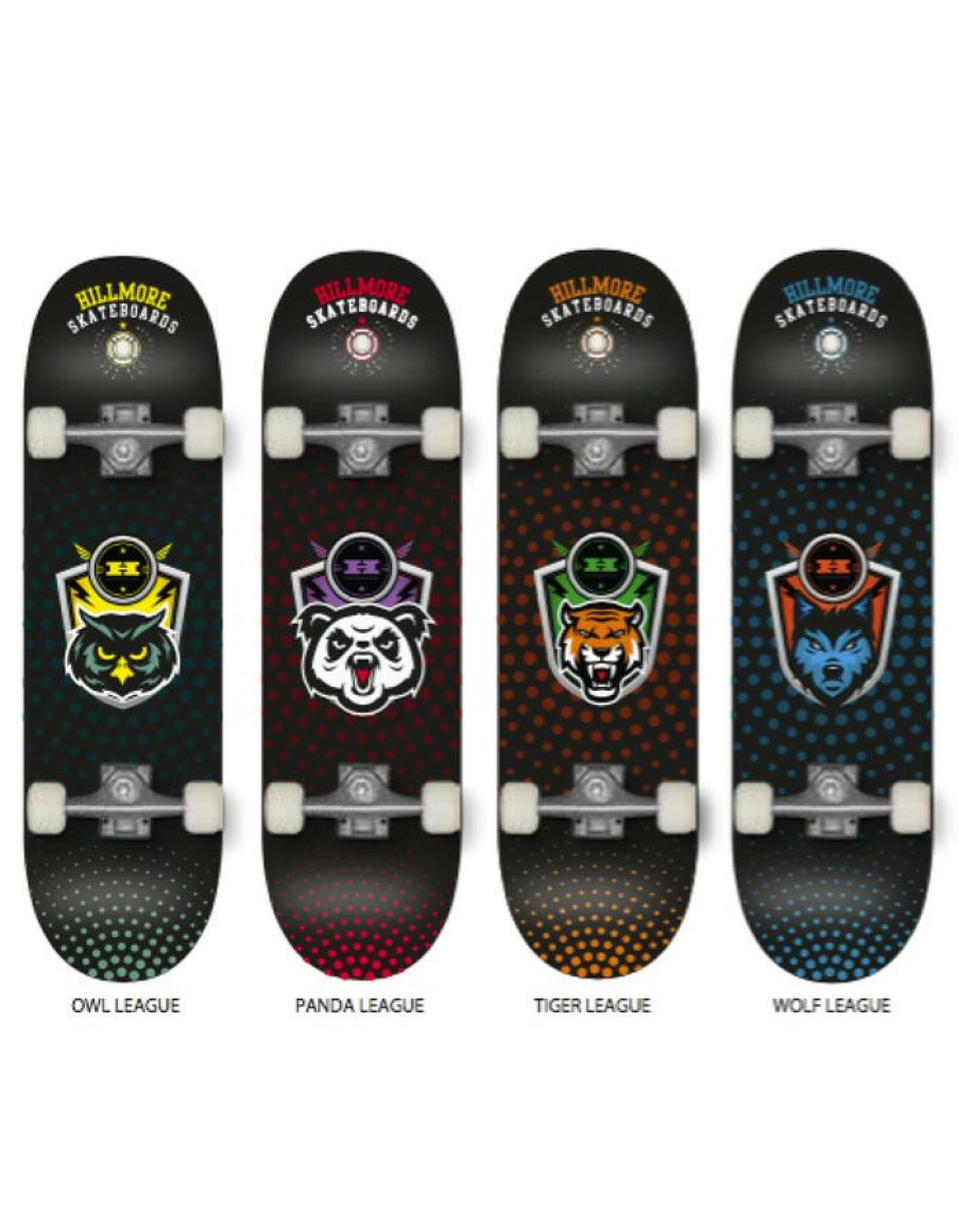 Skateboards * | Shop Hillmore Skateboard Animals Squad