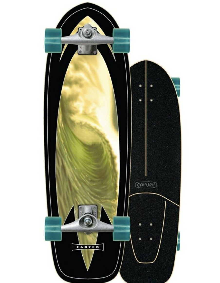 Skateboards * | Crazy Deals Carver 31.25" Super Slab Surfskate Complete Cx