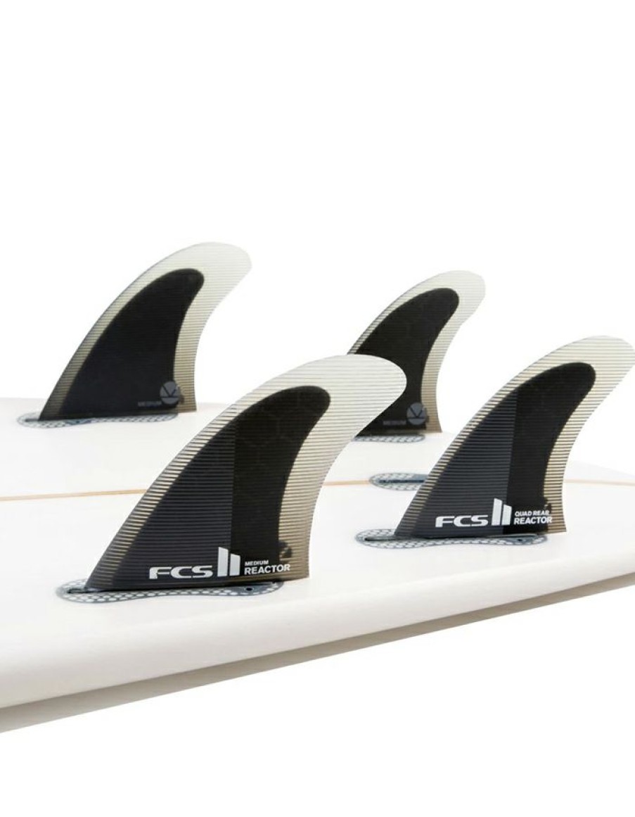 Gear * | Wholesale Fcs Ii Reactor Pc Medium Charcoal Black Quad Rear Fin