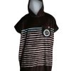 Gear * | New After Poncho Sailor Stripes Black Adult