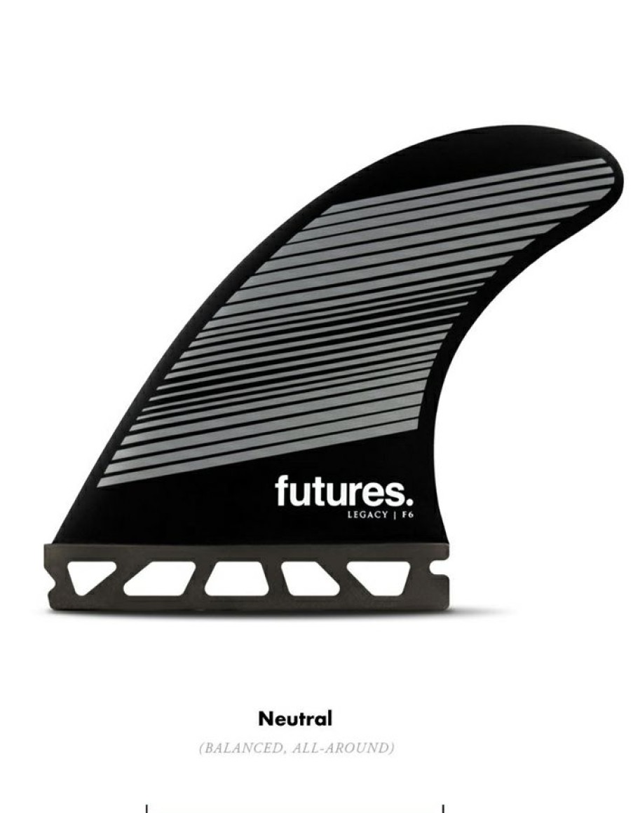 Gear * | New Futures Fins F6 Hc Legacy Tri/Quad 5 Fins Set Medium