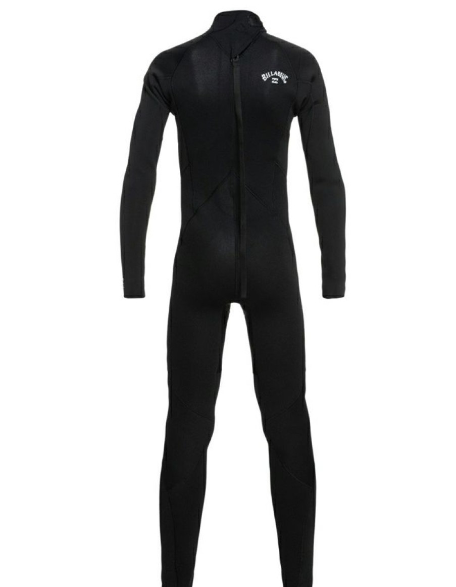 Wetsuits * | Shop Billabong Intruder 3/2 Mm Back Zip Junior Black