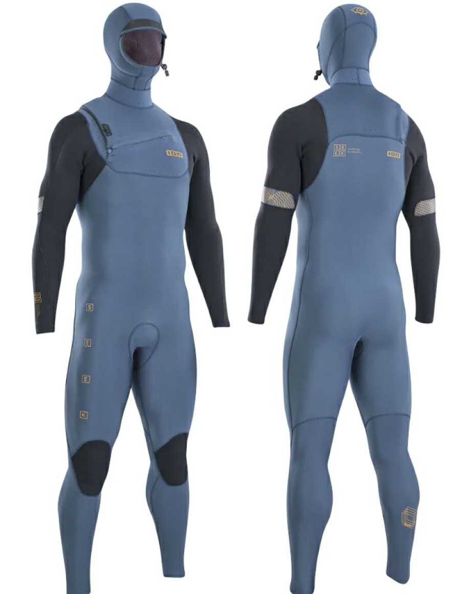 Wetsuits * | Top Sell Ion Seek Amp Semidry 6/5 Wetsuit Frontzip