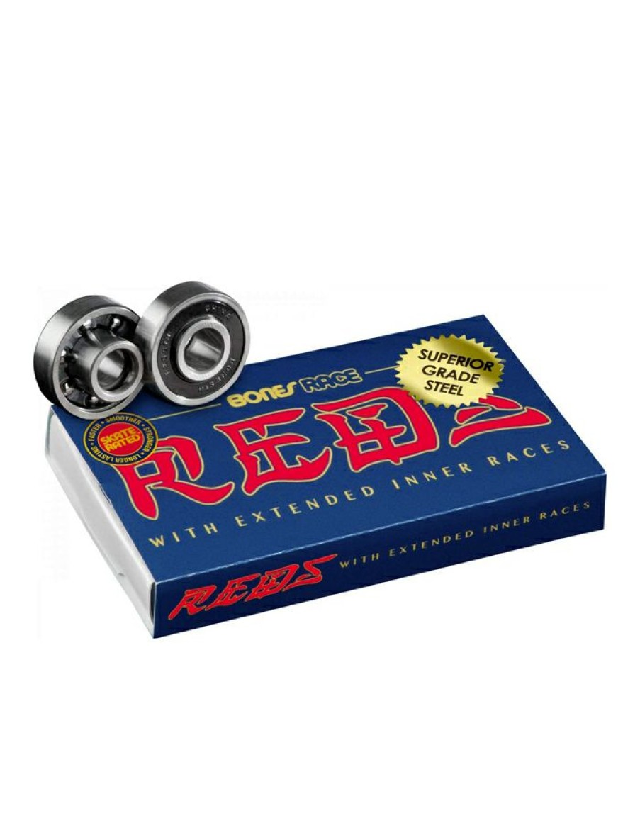 Skateboards * | Hot Selling Bones Bearings Reds Superior Grade Steel