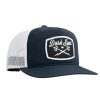 Mens * | Low Price Dark Seas Docker Hat Navy White