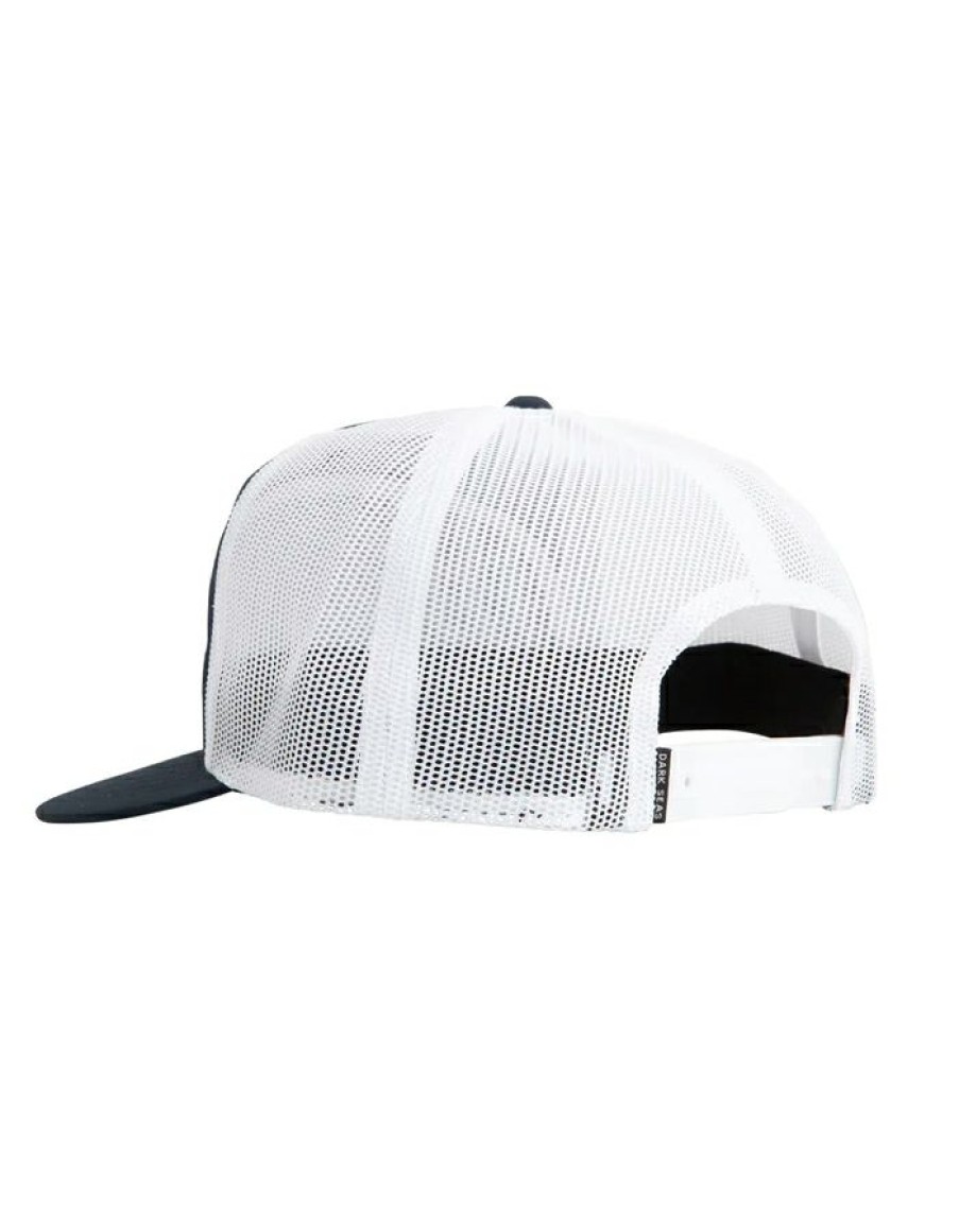 Mens * | Low Price Dark Seas Docker Hat Navy White