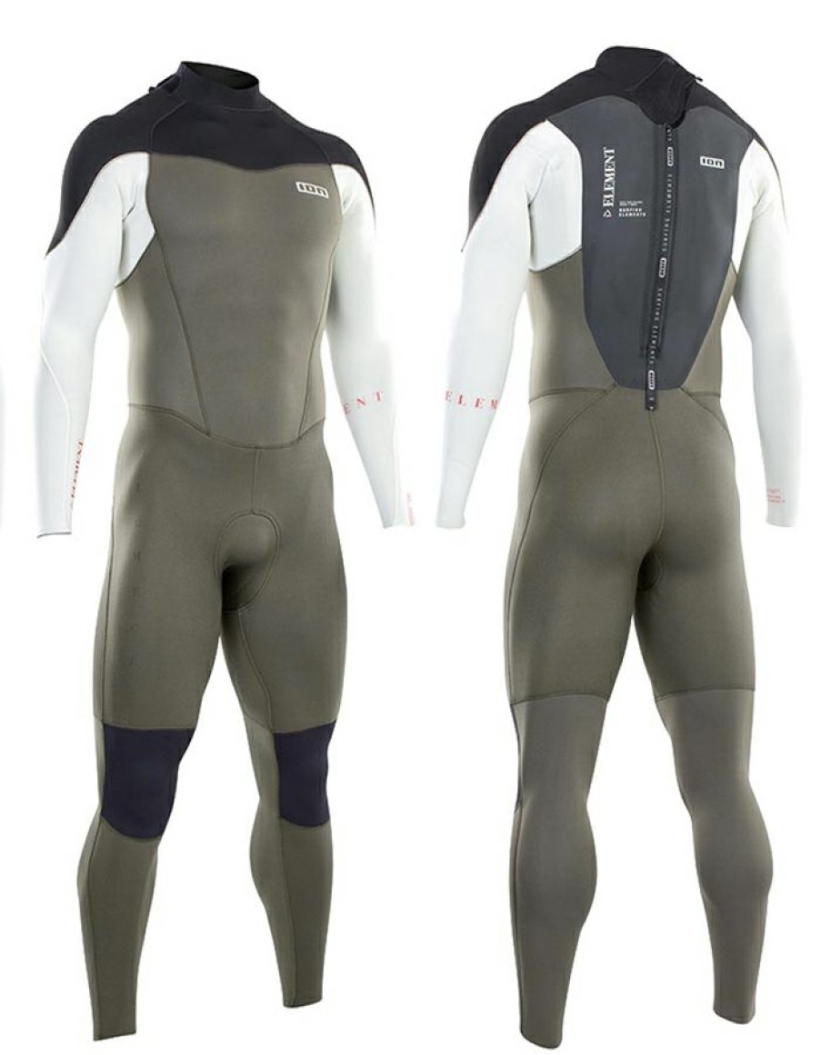 Wetsuits * | Top Sell Ion Wetsuit Element Semidry 3/2 Back Zip