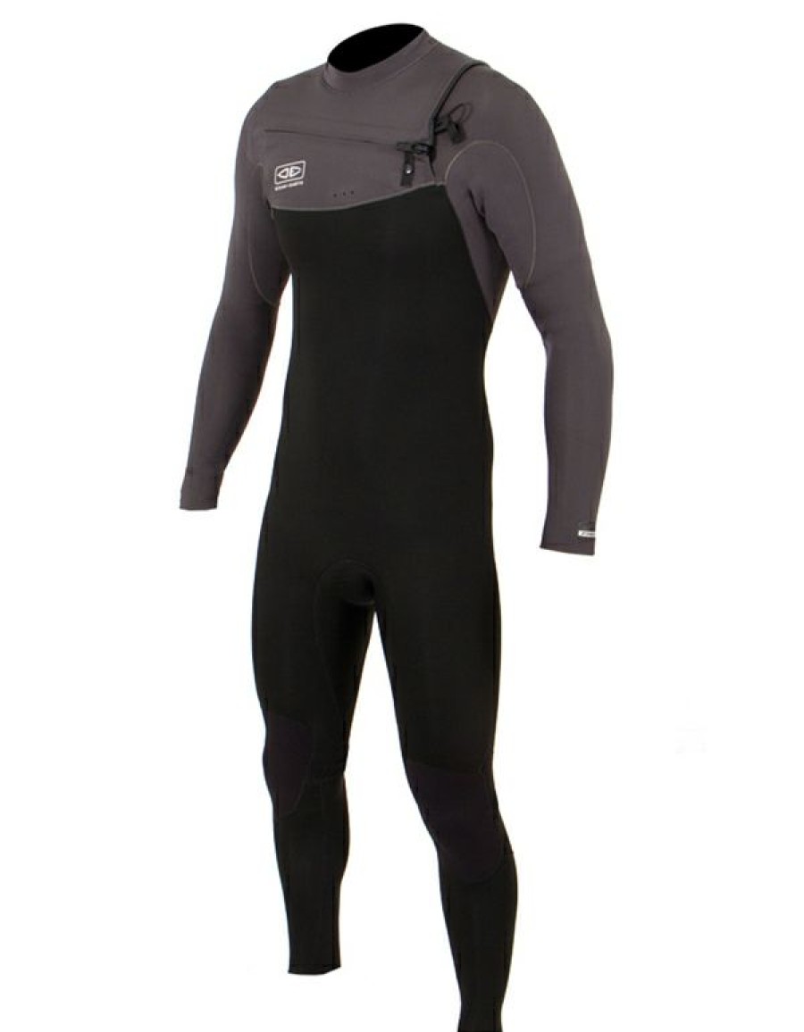 Wetsuits * | Special Ocean Earth Wetsuit Mens Free-Flex 4/3 Chest Zip