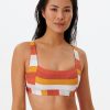 Womens * | Less Expensive Rip Curl Top Premium Surf D Cup Crop Cinnamon