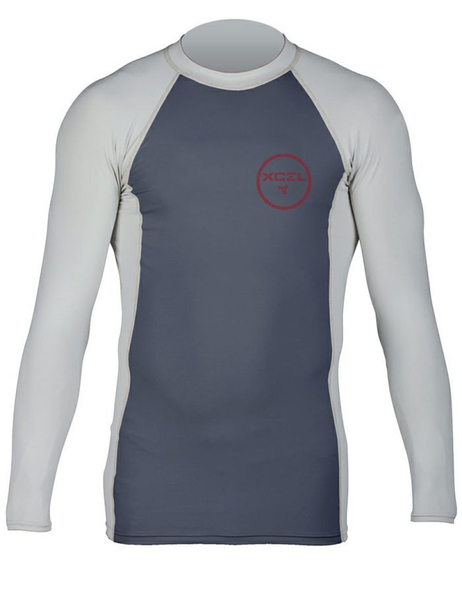 Wetsuits * | Top Sell Xcell Lycra Men'S Kewalos Long Sleeve Uv Protection