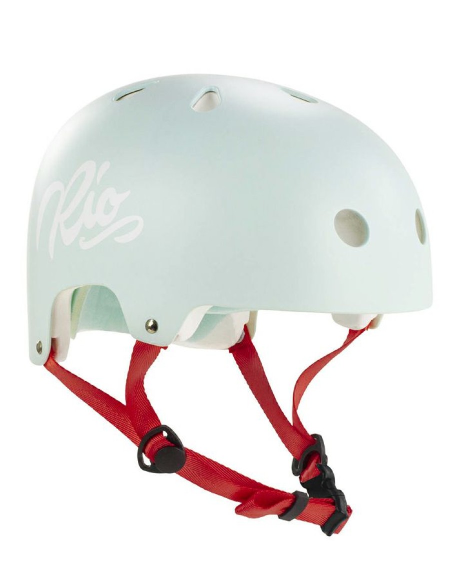 Skateboards * | Featured Rio Roller Script Helmet Skate