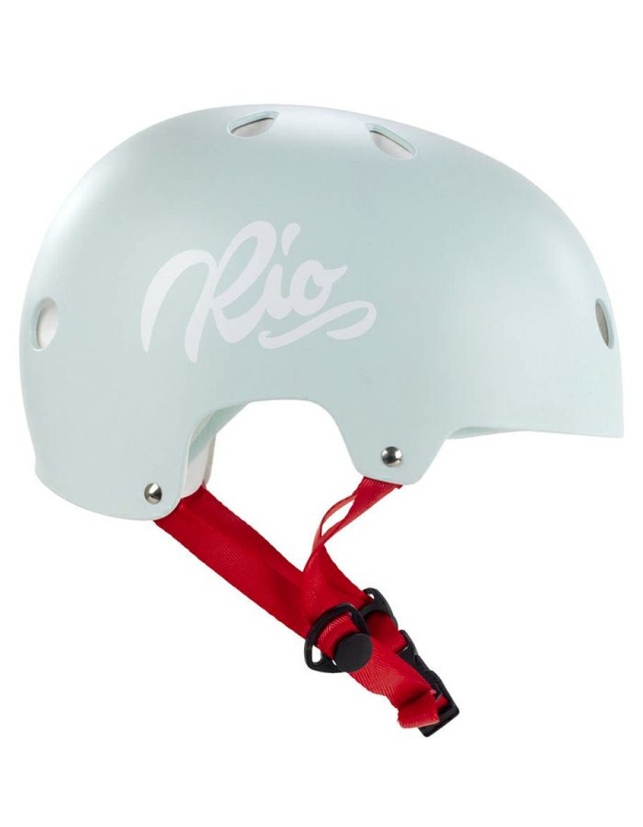 Skateboards * | Featured Rio Roller Script Helmet Skate