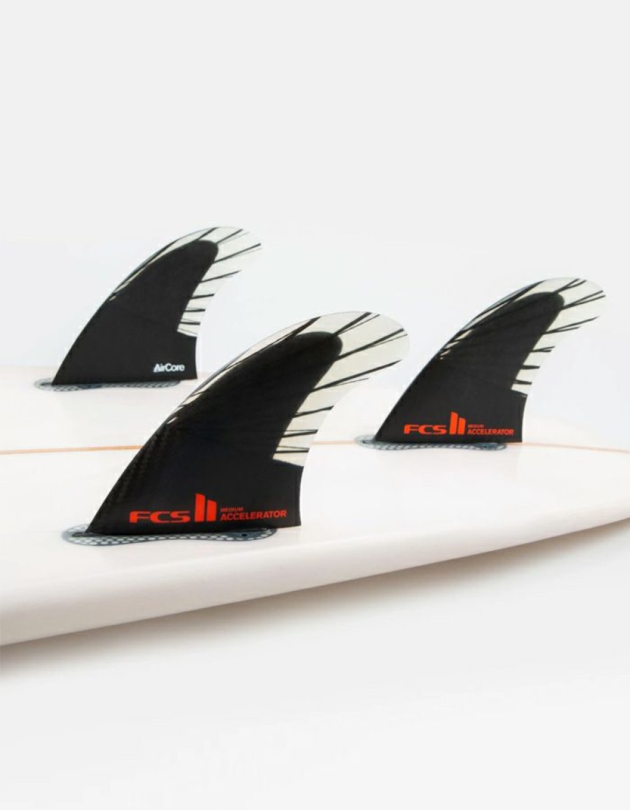 Gear * | Shop Fcs Ii Accelerator Pc Carbon Tri Fin Set Medium