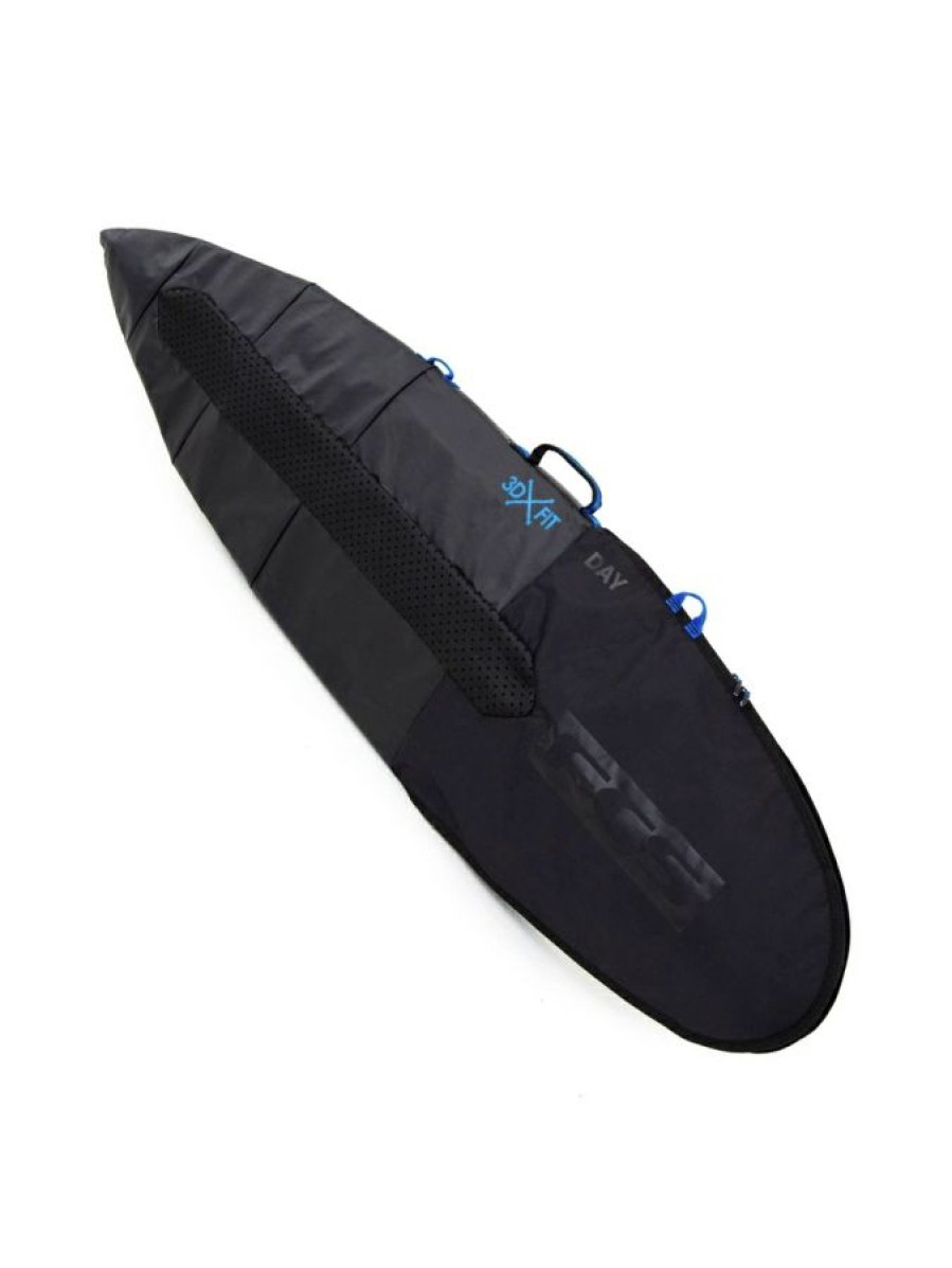 Gear * | New Fcs Surfboard Cover Single 6'0 3Dxfit Day All Purpose Black