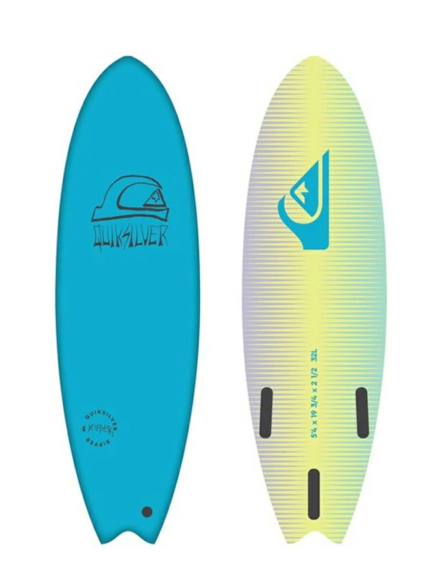 Surfboards * | Limited Edition Quiksilver 5 ?" Softboard Ripper Blue