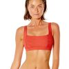 Womens * | Shop Rip Curl Top Premium Surf D Cup Crop Red