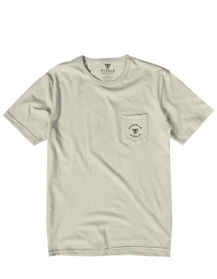 Mens * | Store Vissla Hasta La Vissla Organic Pocket Tee