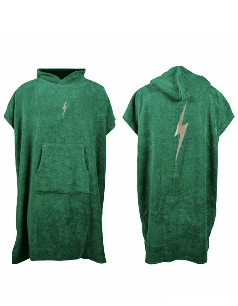 Gear * | Classical Lightning Bolt Green Bolt Poncho