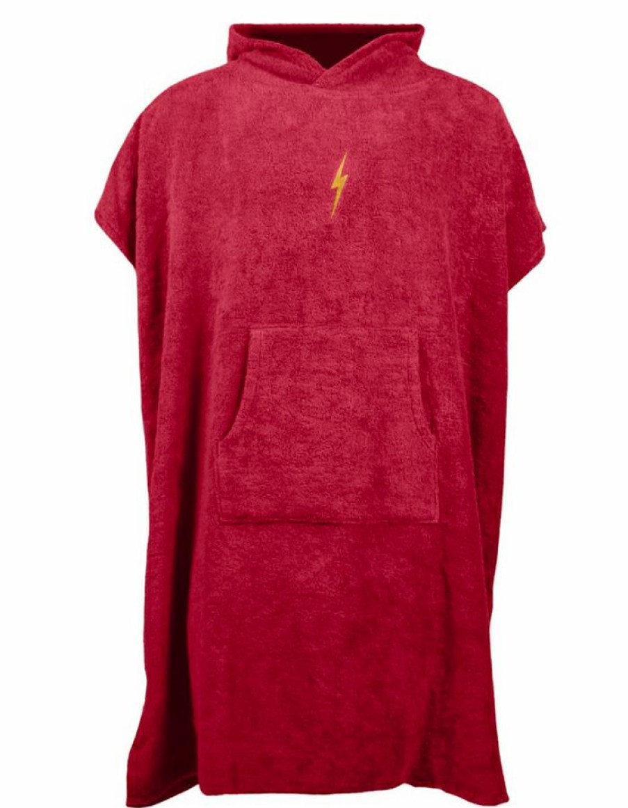 Gear * | Online Lightning Bolt Red Bolt Poncho