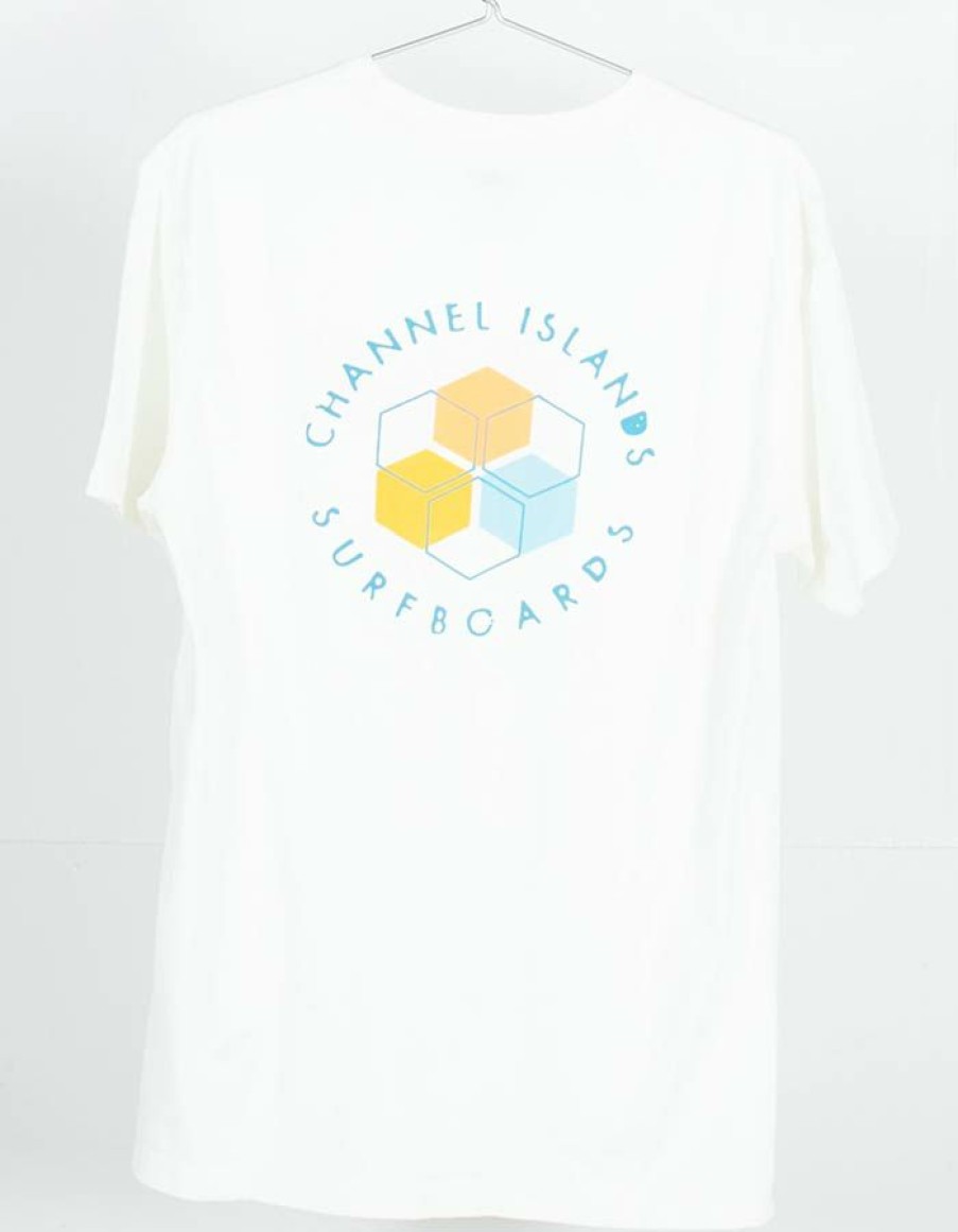 Mens * | Unique Channel Island T-Shirt Pastel Stout White