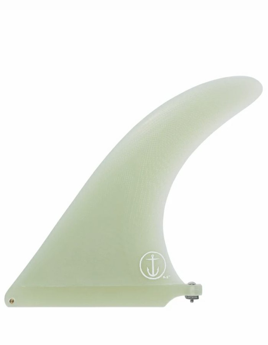 Gear * | Crazy Deals Captain Fin 8.5 Raked Longboard Fin Clear