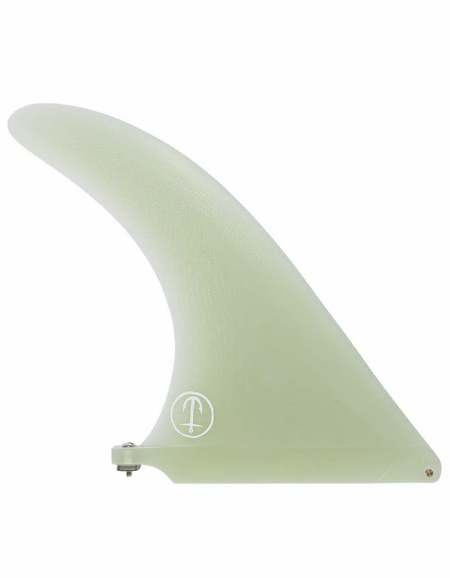 Gear * | Crazy Deals Captain Fin 8.5 Raked Longboard Fin Clear