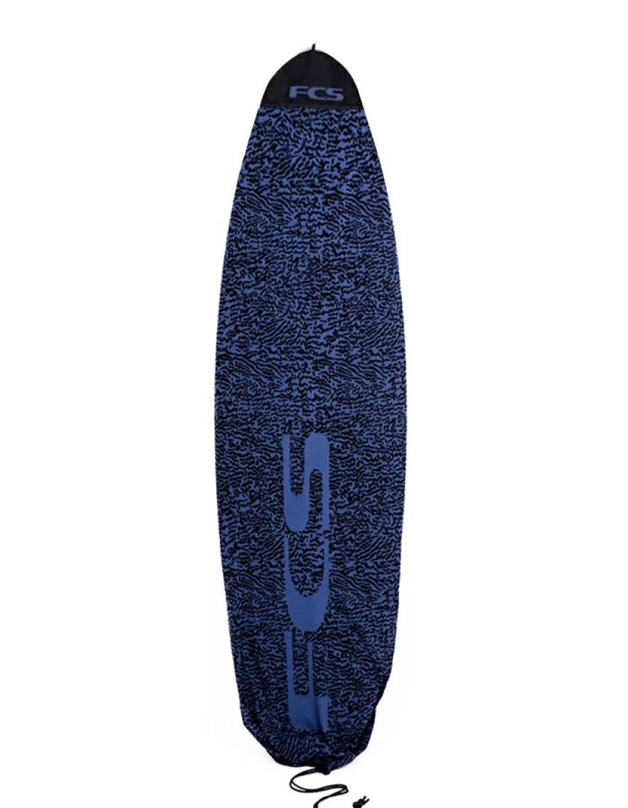 Gear * | Shop Fcs Surfboard Cover Stretch Fish/Funboard 7'0 Stone Blue