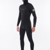 Wetsuits * | Crazy Deals Rip Curl Dawn Patrol Hood 5/4 Chest Zip Steamer