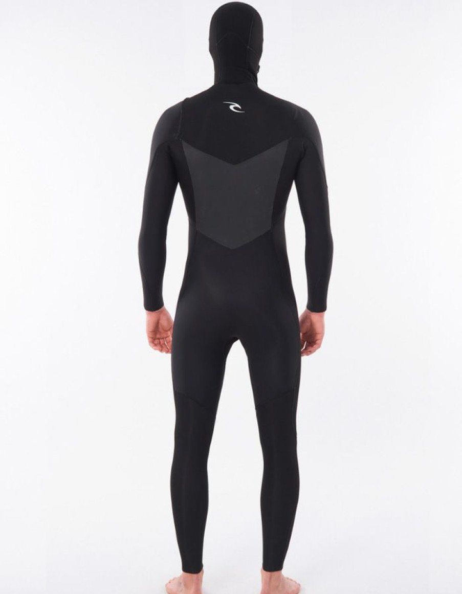 Wetsuits * | Crazy Deals Rip Curl Dawn Patrol Hood 5/4 Chest Zip Steamer