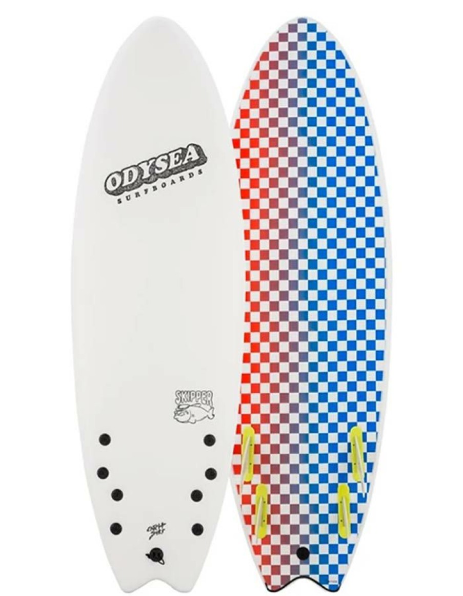 Surfboards * | Special Catch Surf 6'6 Odysea Skipper Quad Softboard White