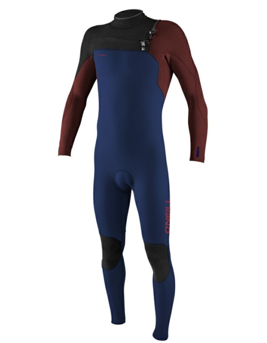 Wetsuits * | Top Sell O'Neill Youth Hyperfreak 4/3+ Chest Zip Full Wetsuit