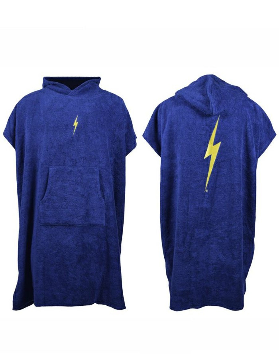 Gear * | Wholesale Lightning Bolt Blue Bolt Poncho