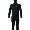 Wetsuits * | Featured Zion Yeti 6/5/4 Steamer With Built-In Hood Chest Zip Wetsuit