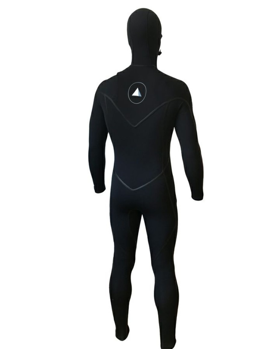 Wetsuits * | Featured Zion Yeti 6/5/4 Steamer With Built-In Hood Chest Zip Wetsuit