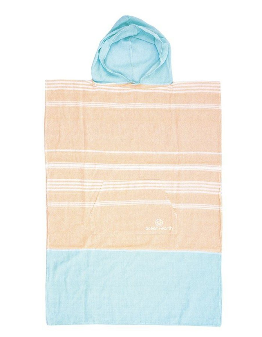 Gear * | Sale Online Ocean & Earth Ladies Hooded Poncho Siesta