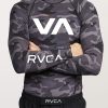 Wetsuits * | Limited Edition Rvca Sport Rashguard Camo